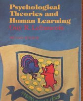 Psychological Theories And Human Learning
