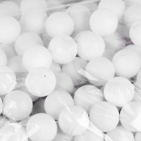 Tafeltennisballen - Wit 38mm - 100 stuks | bol.com