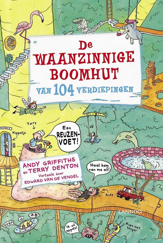 Boekomslag voor De waanzinnige boomhut 8 - De waanzinnige boomhut van 104 verdiepingen