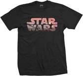 Star Wars Heren Tshirt -XXL- Tatooine Logo Zwart