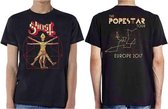 Ghost Heren Tshirt -XL- Popestar Tour Europe 2017 Zwart