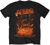 Asking Alexandria Heren Tshirt -S- Metal Hand Zwart