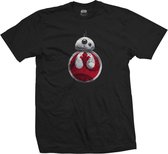 Star Wars Heren Tshirt -2XL- Episode VIII BB-8 Resistance Zwart