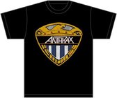 Anthrax - Eagle Shield Heren T-shirt - XL - Zwart