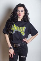 Ghost Heren Tshirt -M- Green/Grey Keyline Logo Zwart