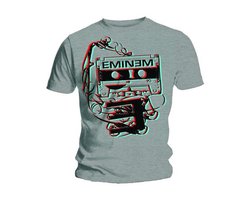 Eminem Heren Tshirt -XL- Tape Grijs