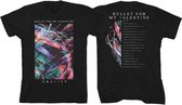 Bullet For My Valentine Heren Tshirt -S- Gravity Euro Tour 2018 Zwart