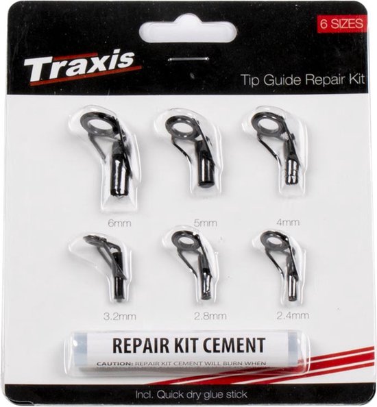 Traxis Tip Guide Repair Kit - Topogen Set - 6 Stuks - Reparatieset Werphengel van Merkloos — afbeelding 4