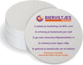 Bierviltjes eigen ontwerp - rond - 125 stuks