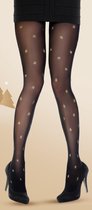 Kerst Panty  Pretty Polly  All Over Stars Tights - One Size - PNAWD4