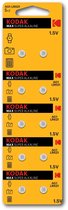 Kodak Alkaline AG1 1,5v blister 10 batterijen