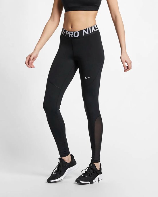 Nike Pro tight dames zwart/wit | bol.com