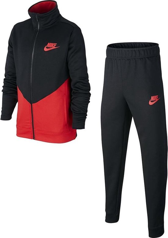 Nike Core Futura trainingspak jongens zwart/rood | bol.com
