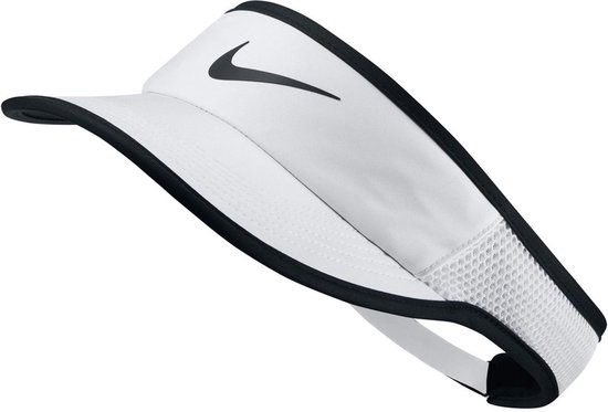 Nike Featherlight zonneklep wit/zwart | bol.com