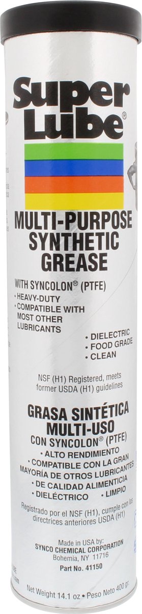 SUPER LUBE synthetisch multi-purpose smeervet met PTFE - 400g patroon