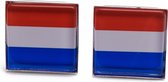 Manchetknopen - Nederlandse Vlag