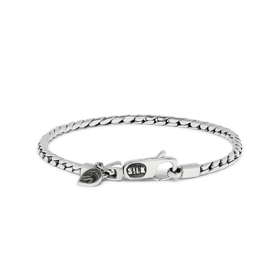 SILK Jewellery - Zilveren Armband - Dua - 248.21 - Maat 21,0