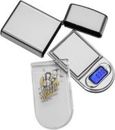 Professionele Digitale Mini Pocket Keuken Precisie Weegschaal Op Batterij - 0.01 Tot 50 gram Nauwkeurig _weegt per 0.01 gram - pocket size