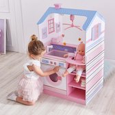 Teamson Kids Poppenmeubel - Voor 16-18" Babypoppen - Kinderspeelgoed - Roze/Blauw