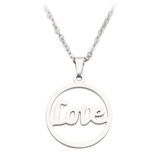 RVS Love ketting | 316L | liefde | valentijn