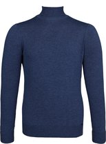 OLYMP Level 5 - heren coltrui wol - jeansblauw melange (Slim Fit) -  Maat: XL