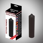 Power escorts - BR146 - Kinky Candle Black - low temperature - 20 cm - Kinky fetish