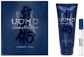 Salvatore Ferragamo uomo urban feel eau de toilette 5ml + shampoo & badgel 50ml