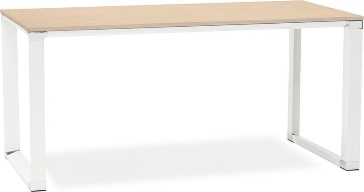 Bureau WARNER - 160 x 80 hout wit - Kokoon Design