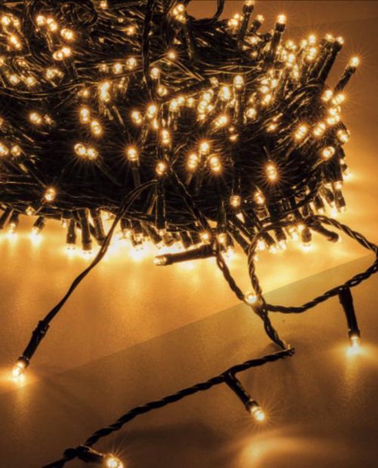 bol.com | KerstXL Kerstverlichting lichtsnoer - 600 LED - 50 meter - voor  binnen en buiten