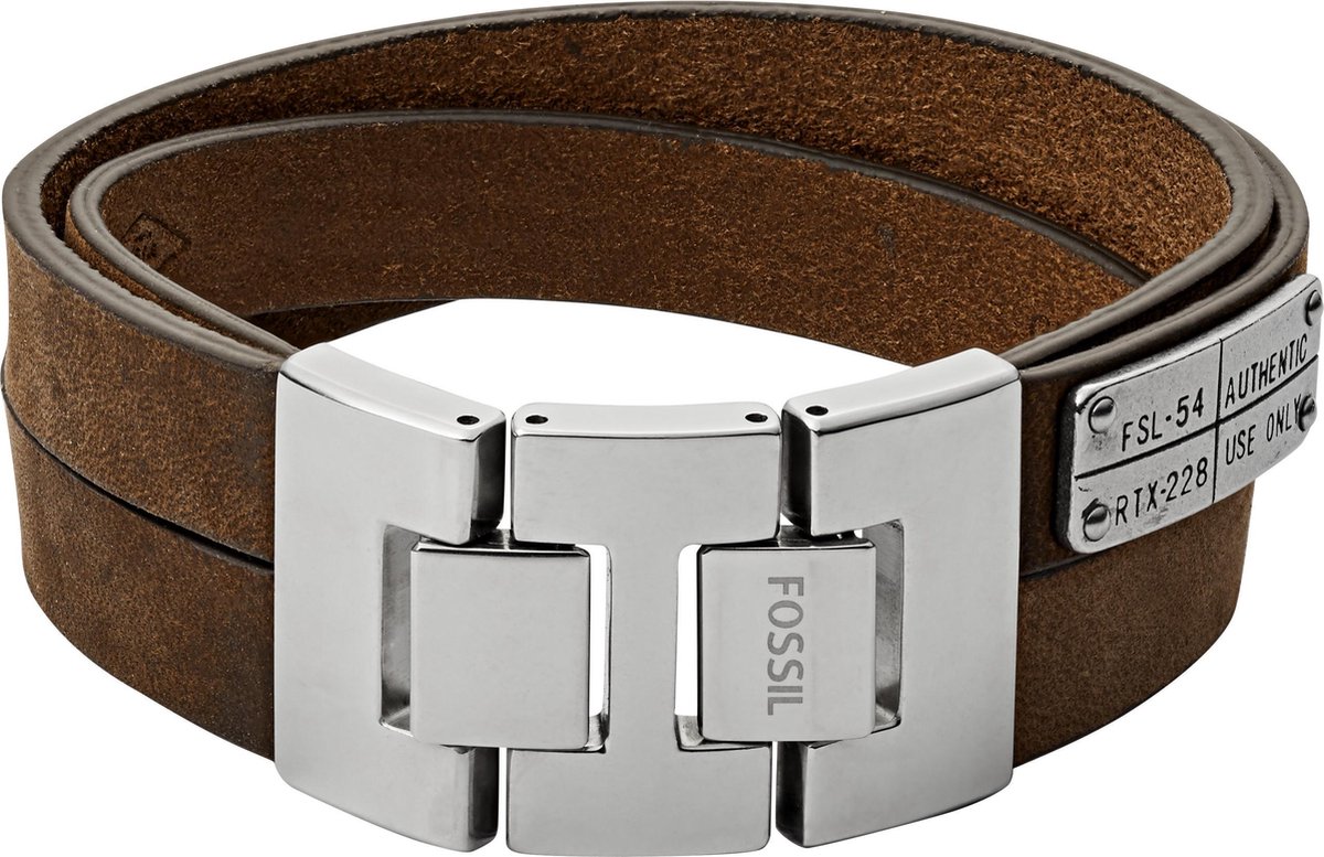 Fossil Vintage casual Heren Armband JF03188040 | bol.com