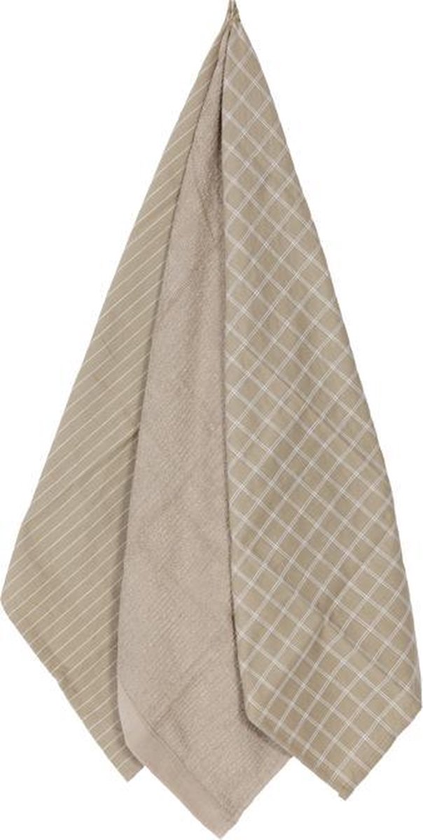 Encasa XO Keukendoeken en vaatdoekensets, katoenen handdoek