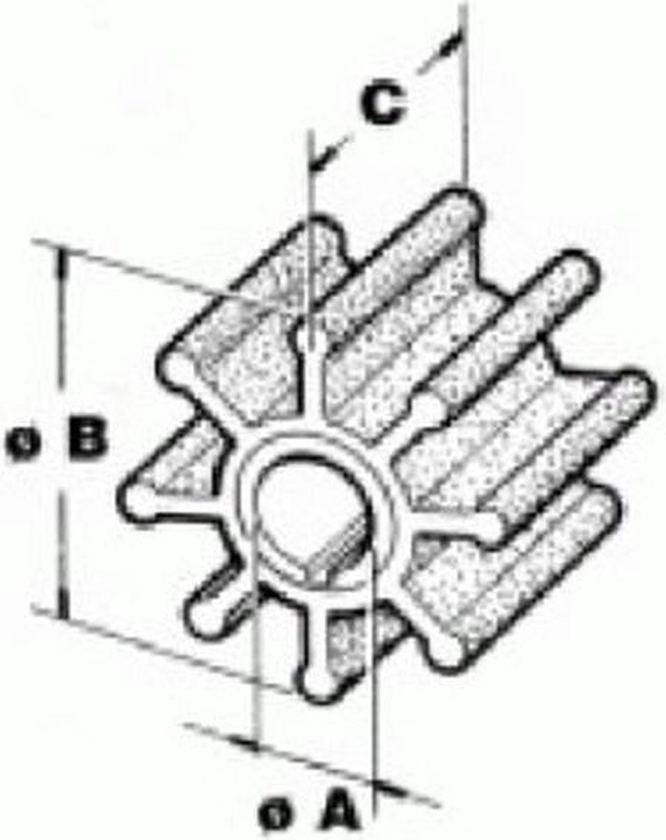 Yamaha / Selva / Mariner 40/50/55 pk, 60 pk tot 05, F60/T60 pk 05+, 70 pk tot 05 (REC6H3-44352-00)