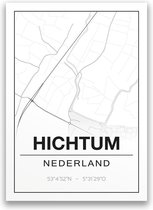 Poster/plattegrond HICHTUM - A4