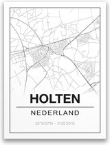 Poster/plattegrond HOLTEN - A4