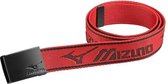 Mizuno Webbed Broekriem 2018 - Rood Zwart