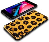 Softcase voor iphone 7 plus - iPhone 8 plus - luipaard print