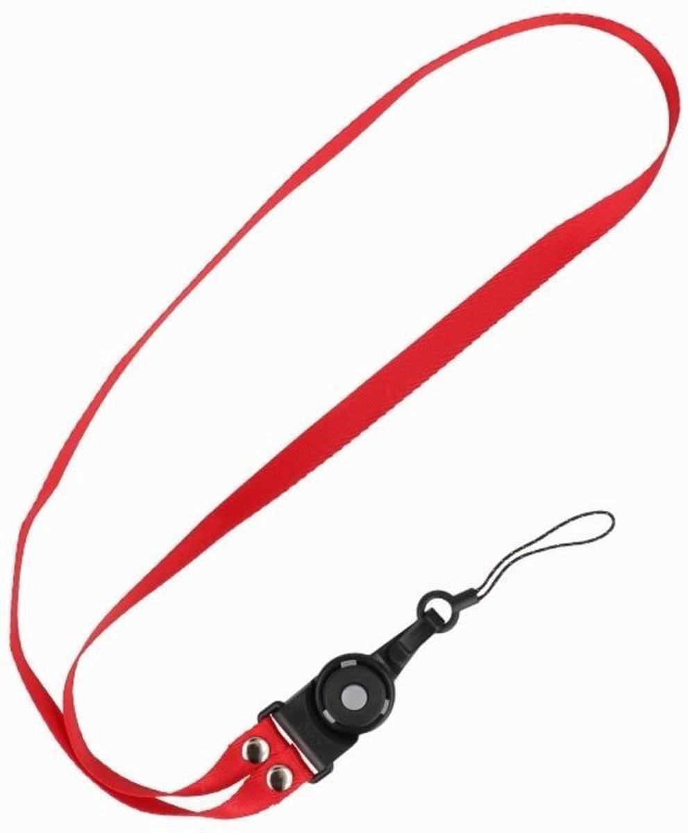 CSC Touwtjes voor Telefoon Hoesjes, Fluitje of Badge Rood