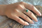 Zilveren edelsteen ring piccola Lapis Lazuli