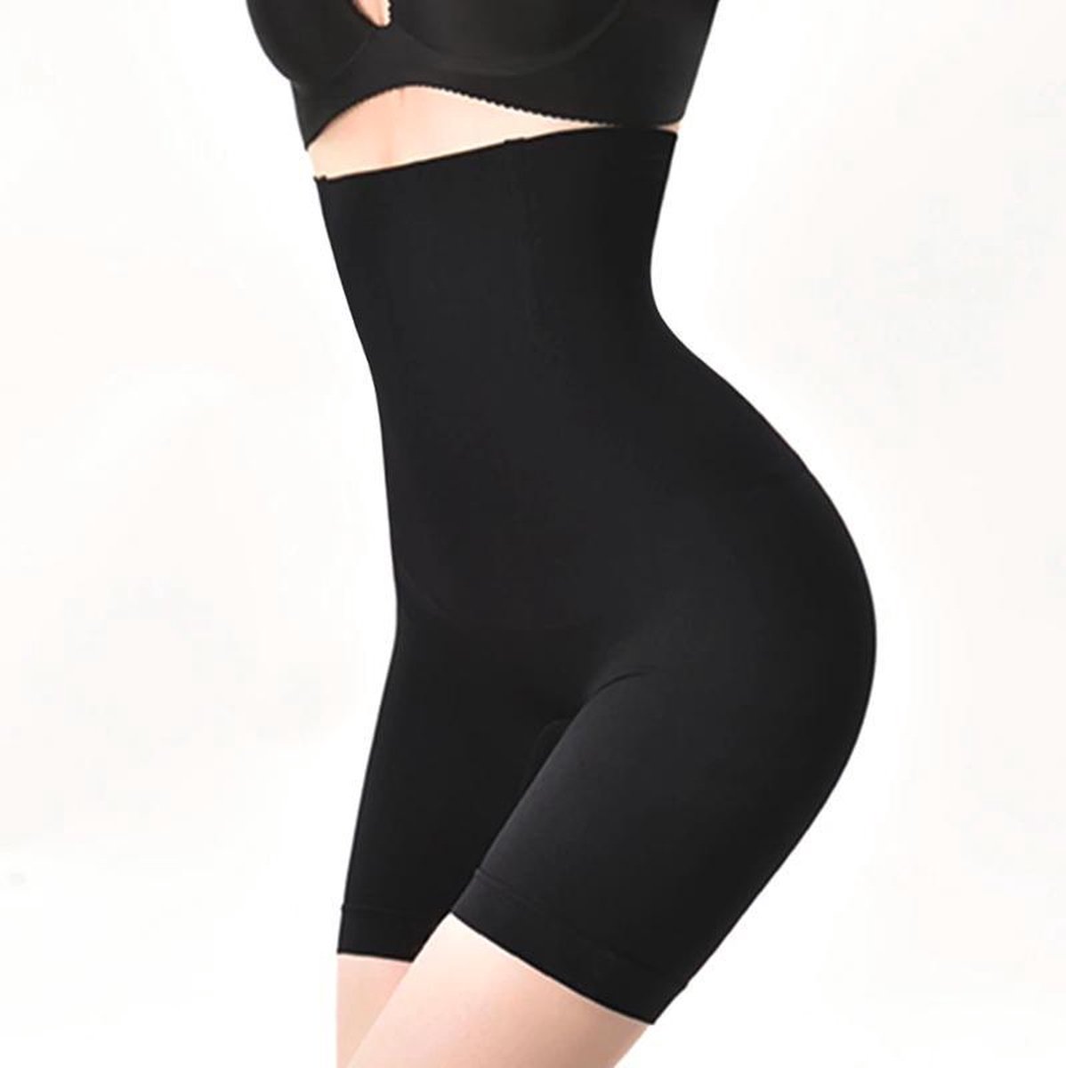 Goedkoopste Magic Body Afslankbroek Naadloze Vrouwen Cycliste Broek Corset Kleed mooi af Zwart Maat M/L