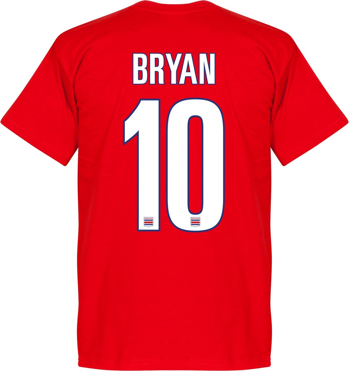Costa Rica Bryan Team T-Shirt - Rood - 3XL