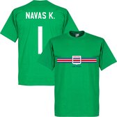 Costa Rica Keylor Navas T-Shirt - Groen - XS