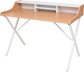 Computer bureau Hout (Incl organizer) - Computerbureau - Werktafel - Schrijftafel - Tekentafel