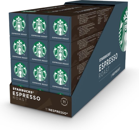 angst Slagschip 945 Starbucks by Nespresso Espresso Dark Roast capsules - 120 koffiecups |  bol.com