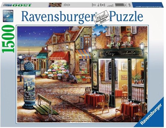 Immoraliteit rust bout Ravensburger puzzel Paris Secret Corner - Legpuzzel - 1500 stukjes | bol.com