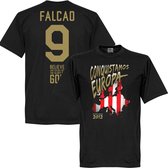 Atletico European Cup Winners T-Shirt 2012 - Zwart - XXL