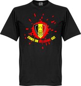 België Devil T-Shirt - Zwart  - 3XL