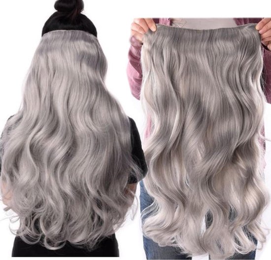 Clip In Extensions .europees Echt haar *1 delig,28cm van oor tot oor voor  veel volume ... | bol.com