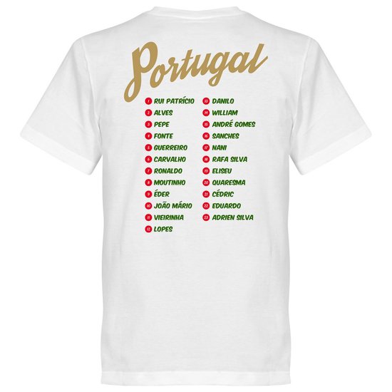 Portugal Campeoes Da Europa 2016 Selectie T-Shirt - S