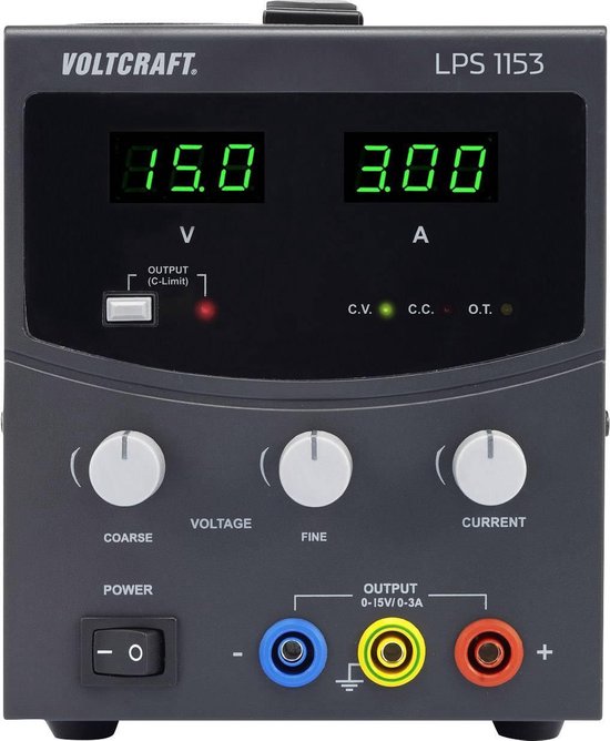 Statron 2256.1 Labvoeding, Regelbaar 1.5 - 15 V 1.5 A 40 W Aantal Uitgangen 1 X 1425127