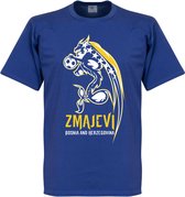 Bosnia & Herzegovina Zmajevi T-Shirt - Blauw - 4XL